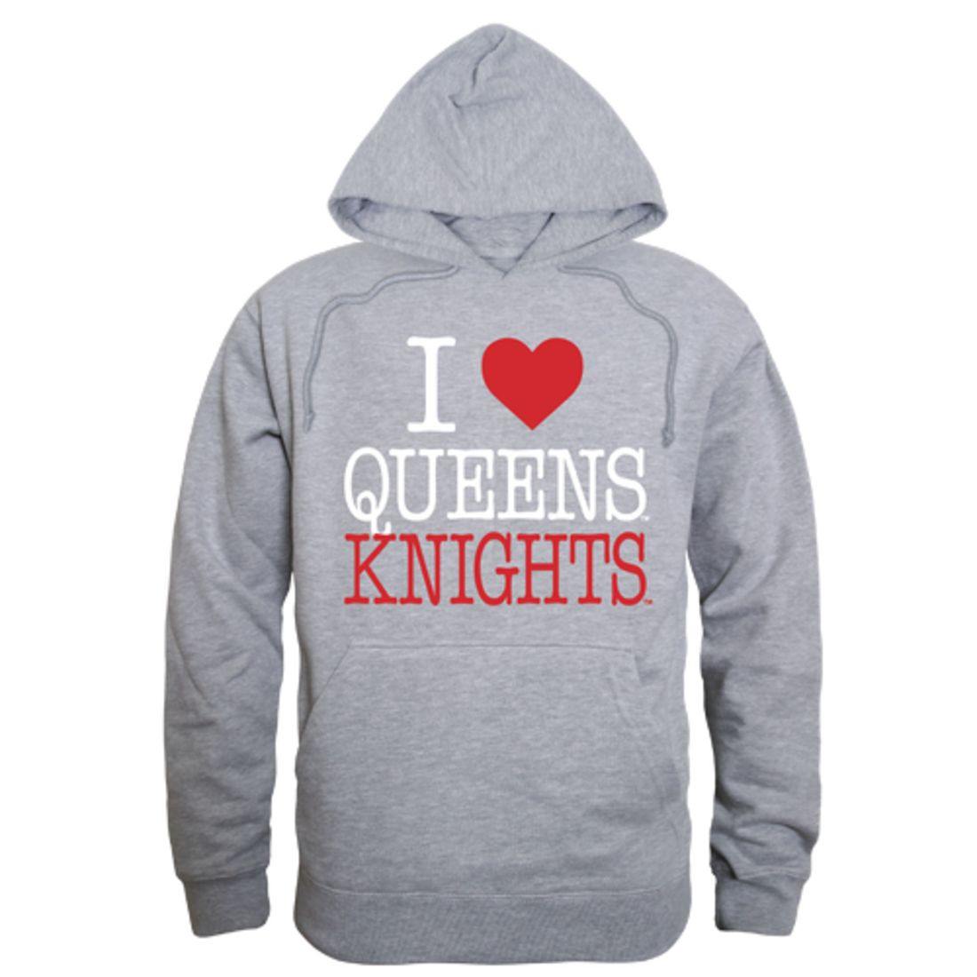 I Love CUNY Queens College Knights Hoodie Sweatshirt-Campus-Wardrobe