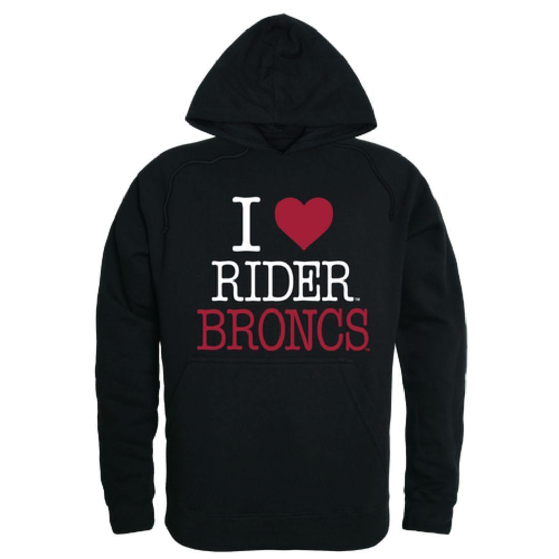 I Love Rider University Broncs Hoodie Sweatshirt-Campus-Wardrobe