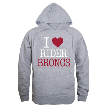 I Love Rider University Broncs Hoodie Sweatshirt-Campus-Wardrobe