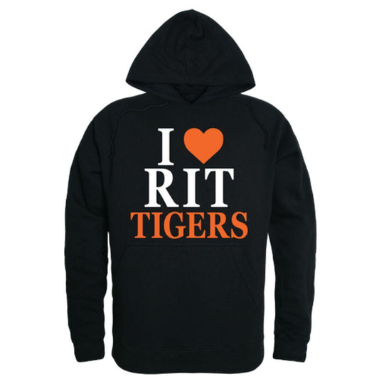 I Love RIT Rochester Institute of Technology Tigers Hoodie Sweatshirt-Campus-Wardrobe