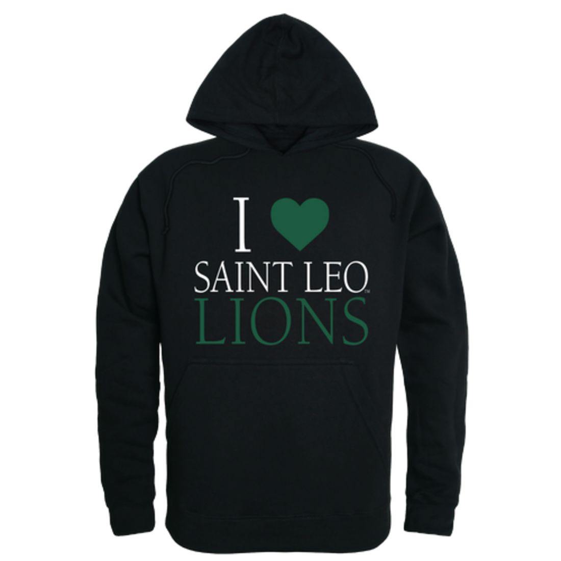 I Love Saint Leo University Lions Hoodie Sweatshirt-Campus-Wardrobe