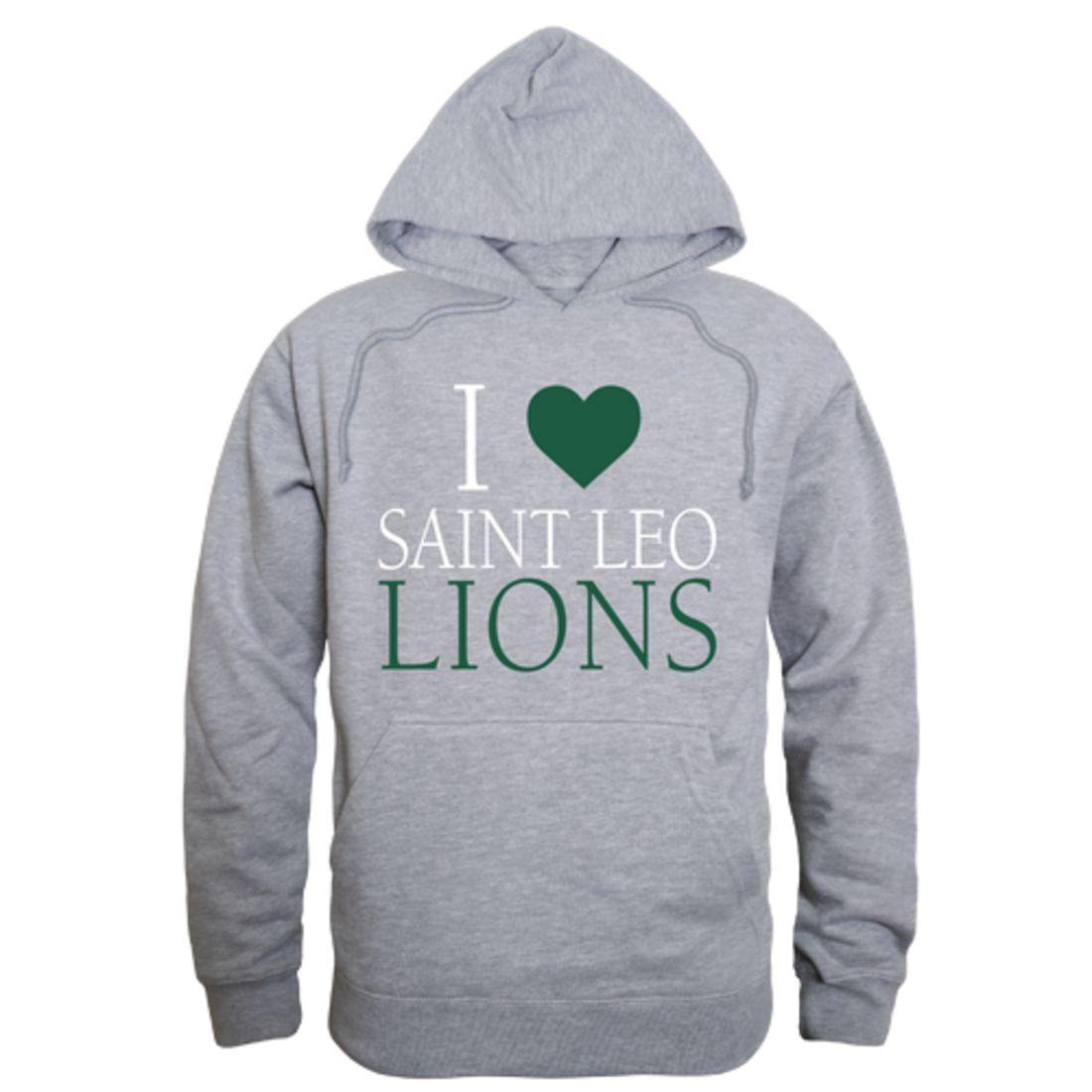 I Love Saint Leo University Lions Hoodie Sweatshirt-Campus-Wardrobe