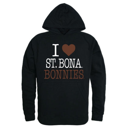 I Love SBU St. Bonaventure University Bonnies Hoodie Sweatshirt-Campus-Wardrobe