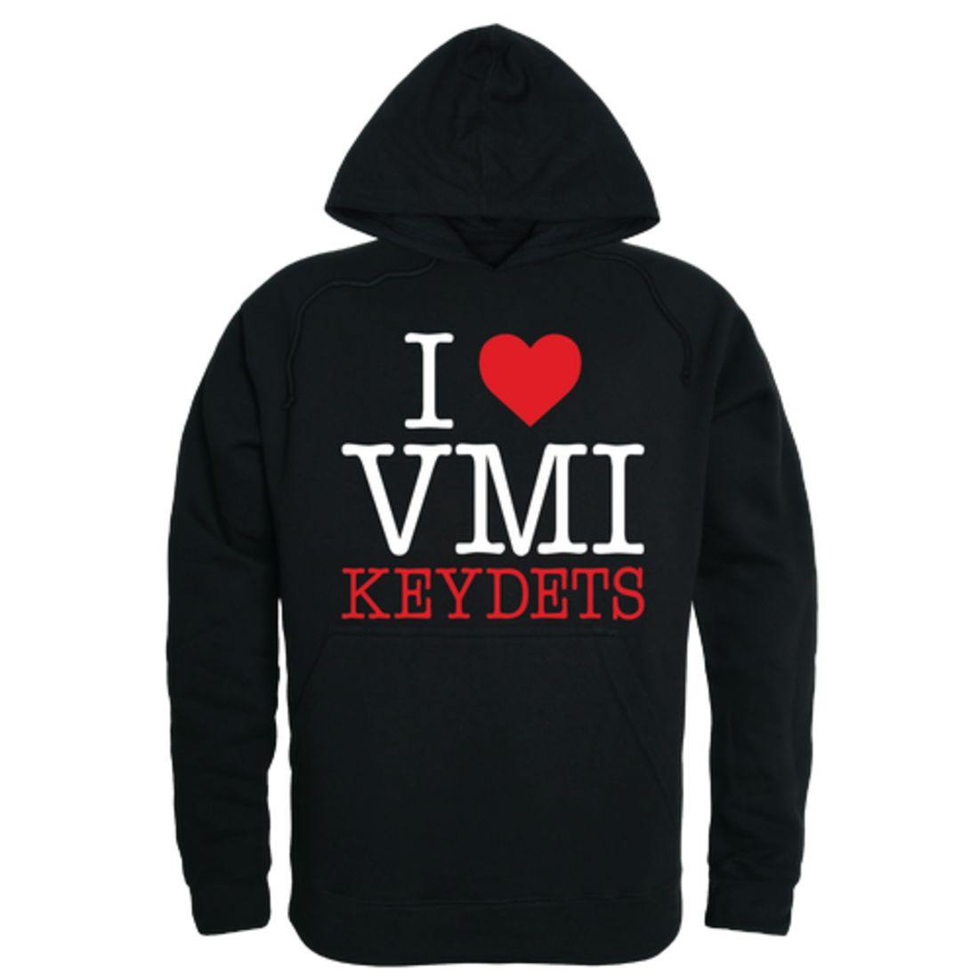 I Love VMI Virginia Military Institute Keydets Hoodie Sweatshirt-Campus-Wardrobe