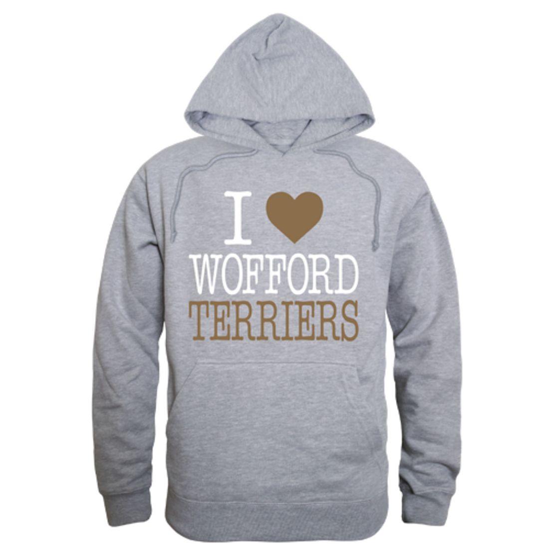 I Love Wofford College Terriers Hoodie Sweatshirt-Campus-Wardrobe