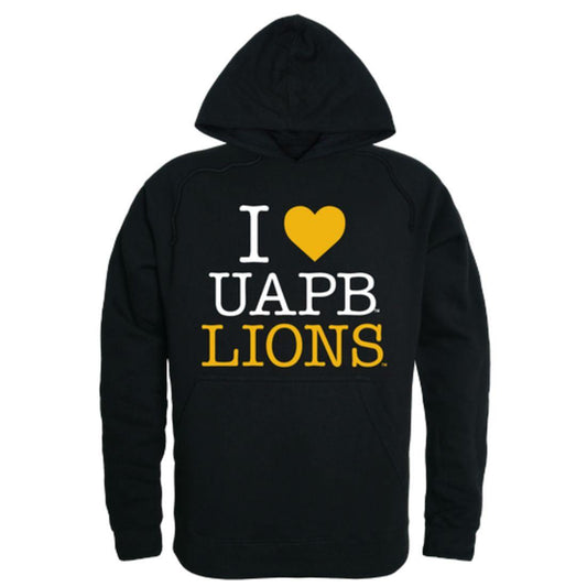 I Love UAPB University of Arkansas Pine Bluff Golden Lions Hoodie Sweatshirt-Campus-Wardrobe