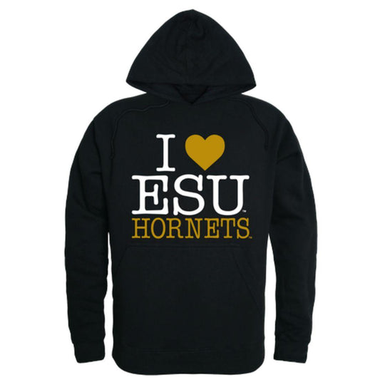 I Love Emporia State University Hornets Hoodie Sweatshirt-Campus-Wardrobe