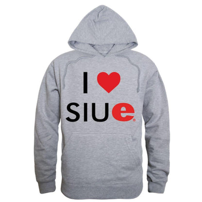 I Love SIUE Southern Illinois University Edwardsville Cougars Hoodie Sweatshirt-Campus-Wardrobe