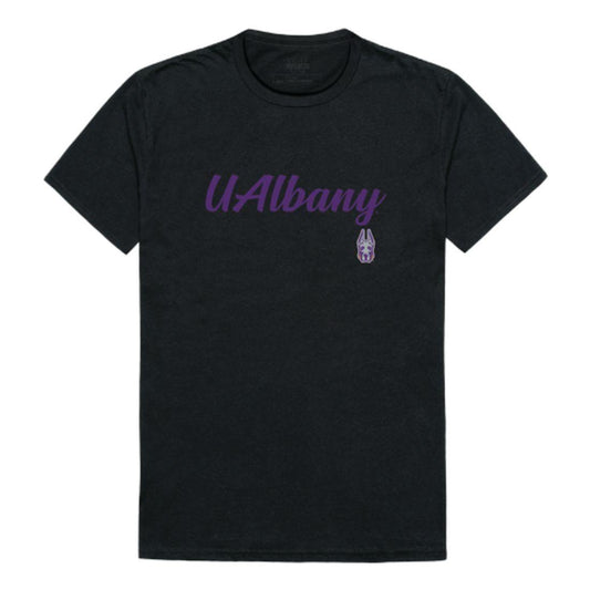 UAlbany University of Albany The Great Danes Script Tee T-Shirt-Campus-Wardrobe