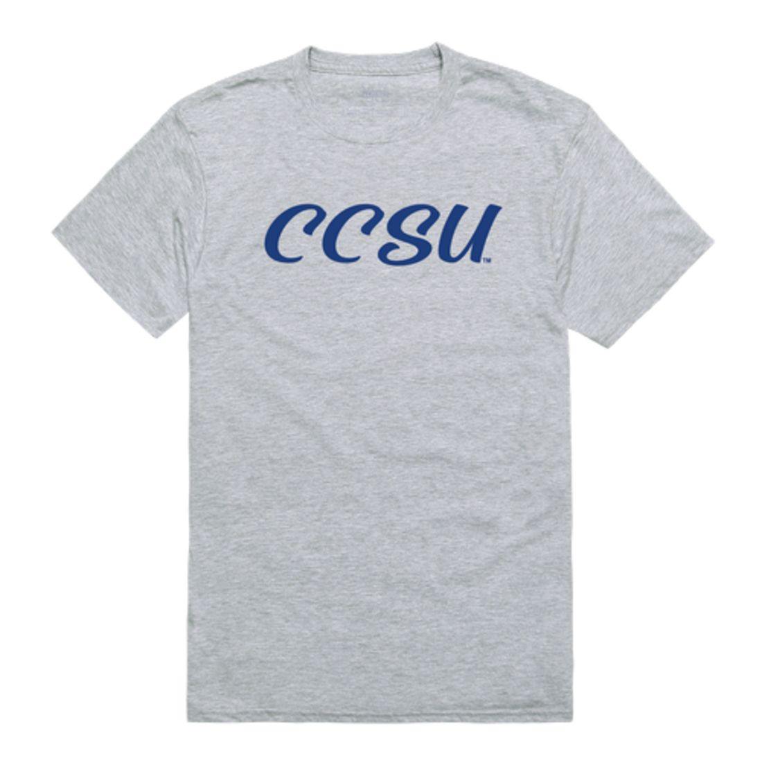 CCSU Central Connecticut State University Devils Script Tee T-Shirt-Campus-Wardrobe