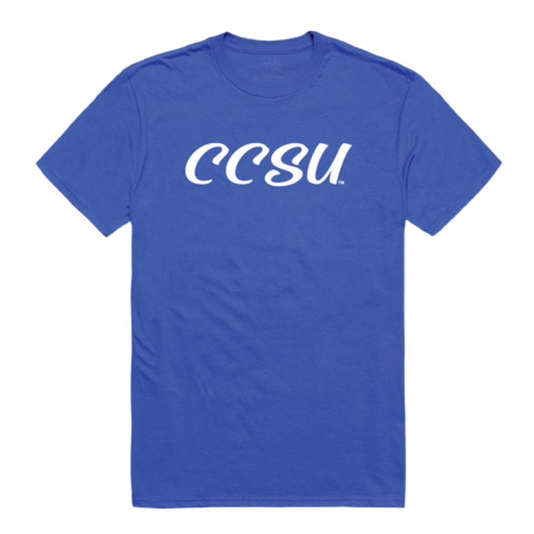 CCSU Central Connecticut State University Devils Script Tee T-Shirt-Campus-Wardrobe