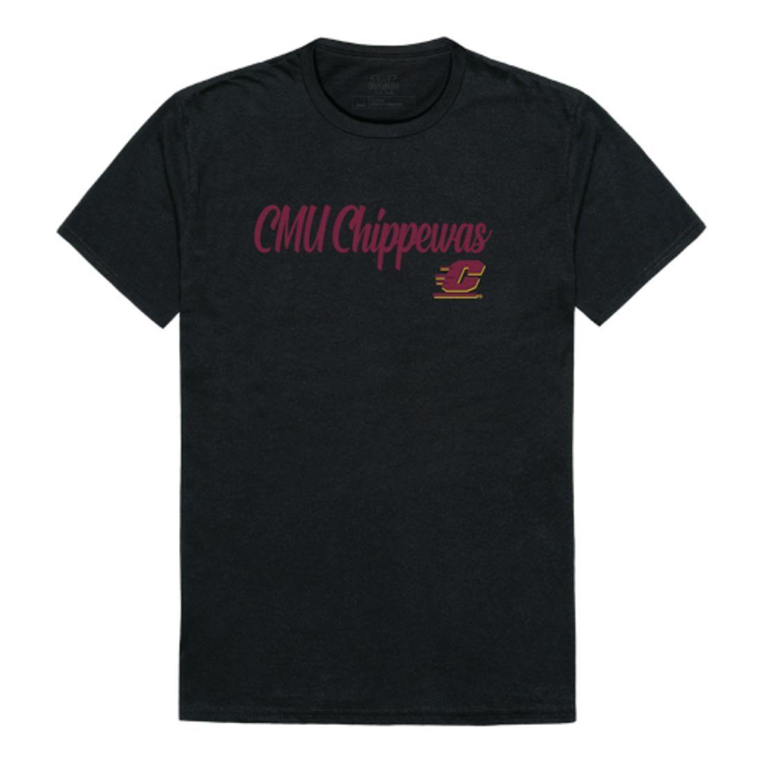 CMU Central Michigan University Chippewas Script Tee T-Shirt-Campus-Wardrobe
