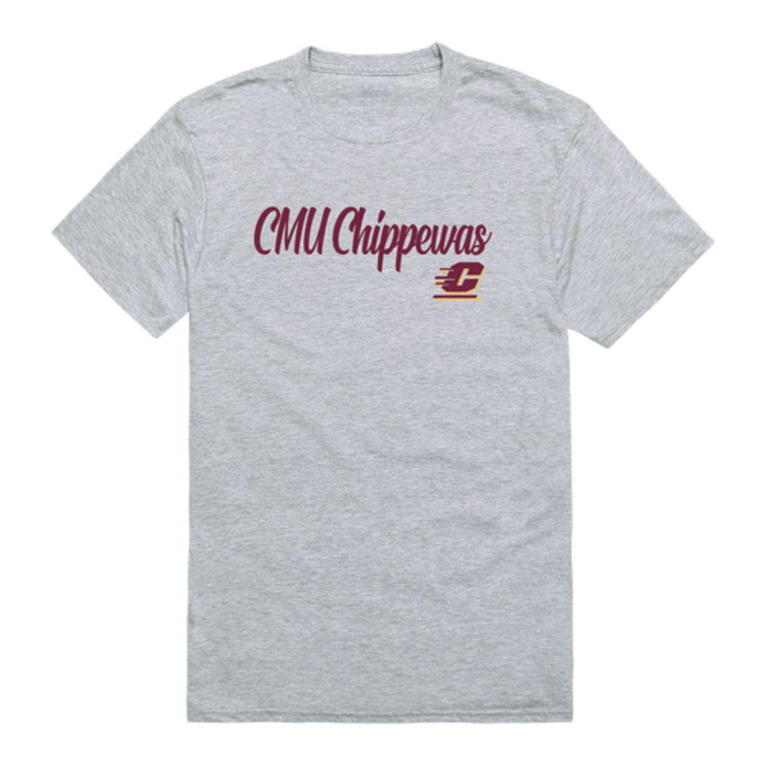 CMU Central Michigan University Chippewas Script Tee T-Shirt-Campus-Wardrobe