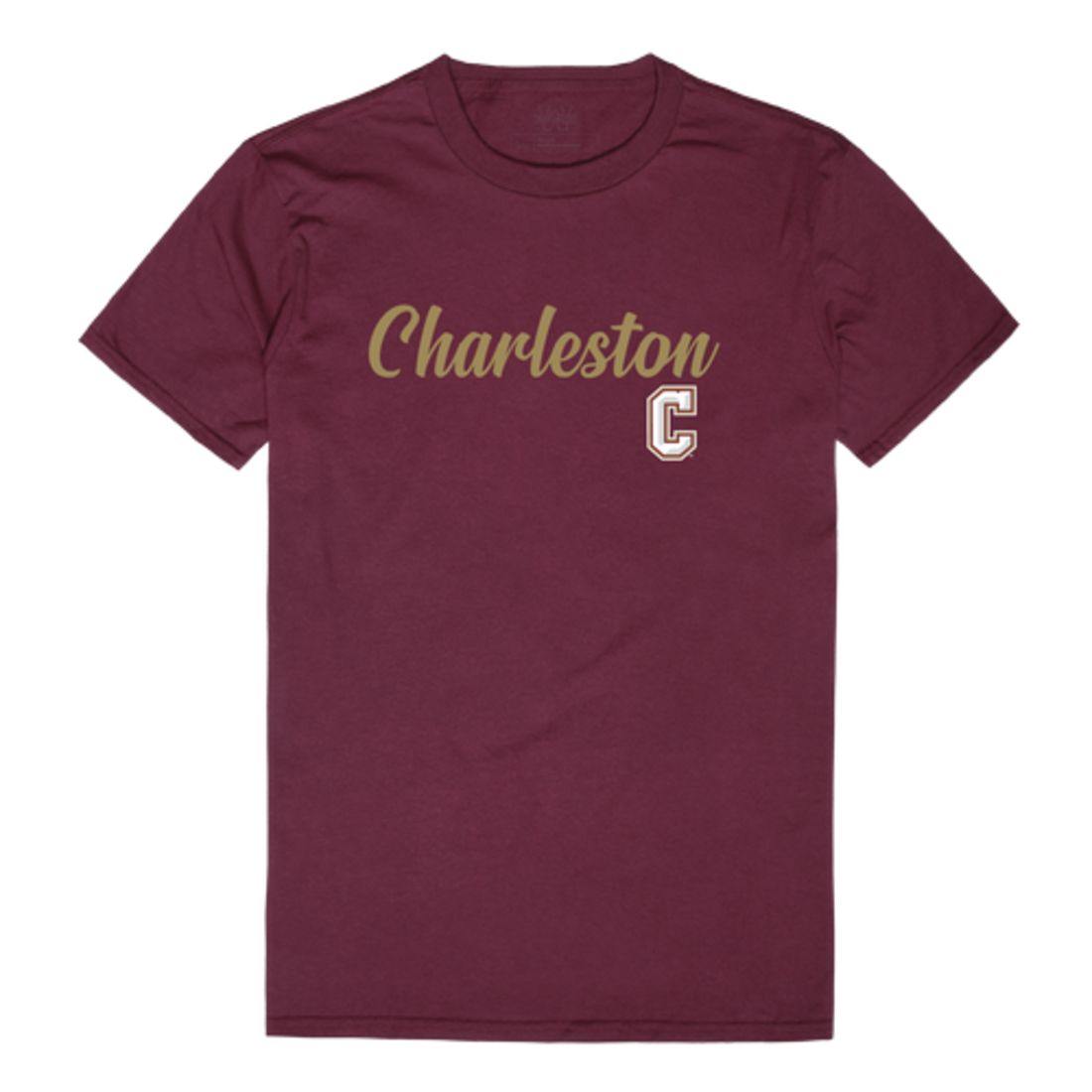 COFC College of Charleston Cougars Script Tee T-Shirt-Campus-Wardrobe