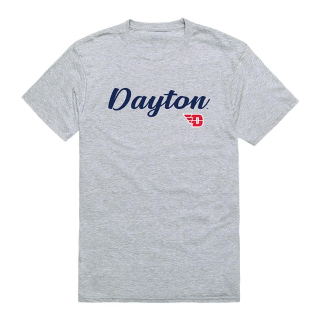 UD University of Dayton Flyers Script Tee T-Shirt-Campus-Wardrobe