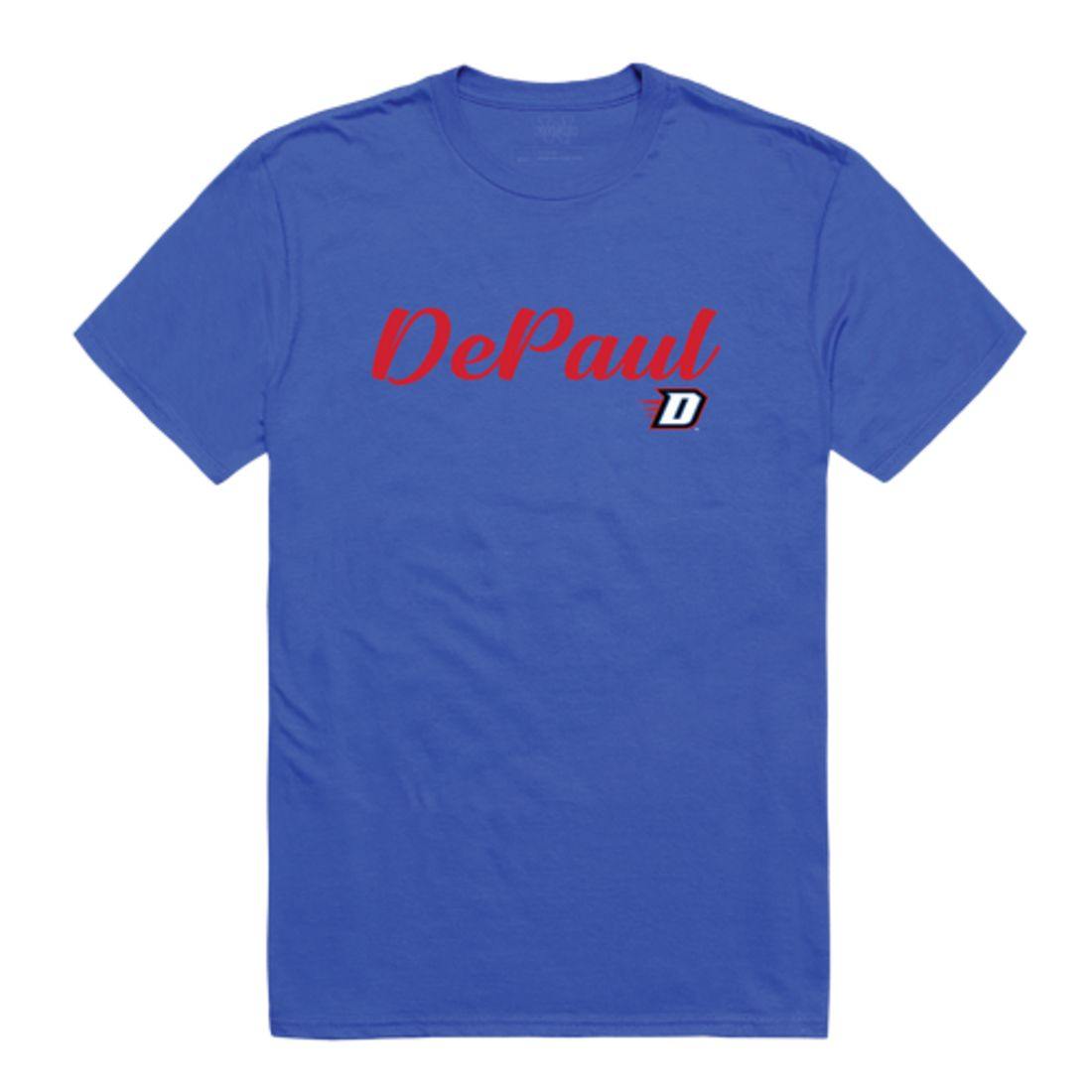 DePaul University Demons Script Tee T-Shirt-Campus-Wardrobe