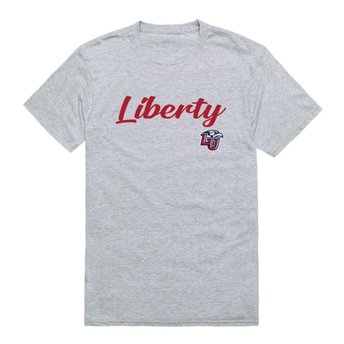 Liberty University Flames Script Tee T-Shirt-Campus-Wardrobe