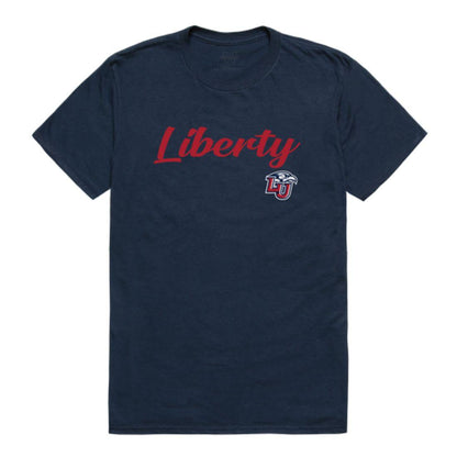 Liberty University Flames Script Tee T-Shirt-Campus-Wardrobe