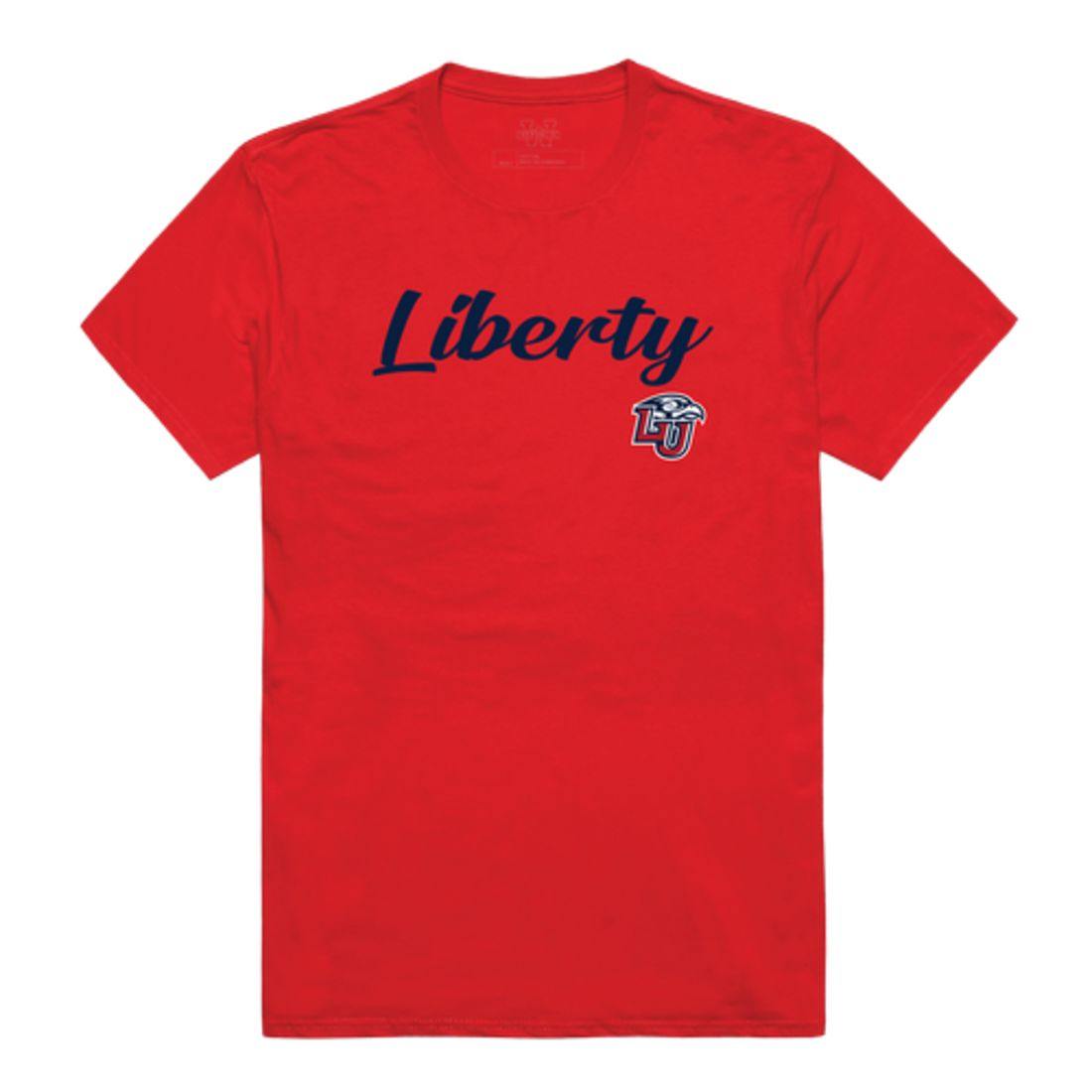 Liberty University Flames Script Tee T-Shirt-Campus-Wardrobe