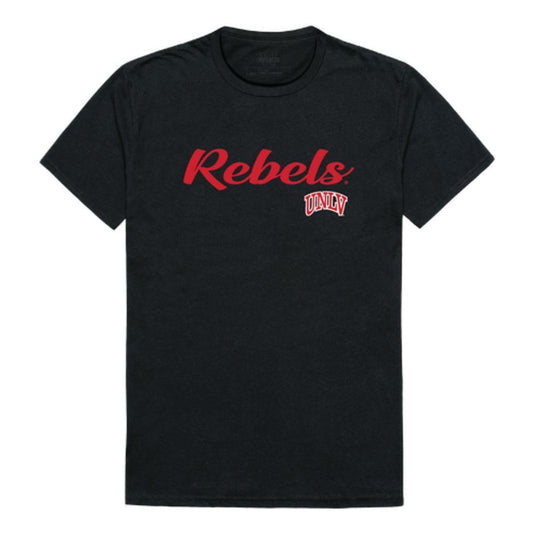 UNLV University of Nevada Las Vegas Rebels Script Tee T-Shirt-Campus-Wardrobe