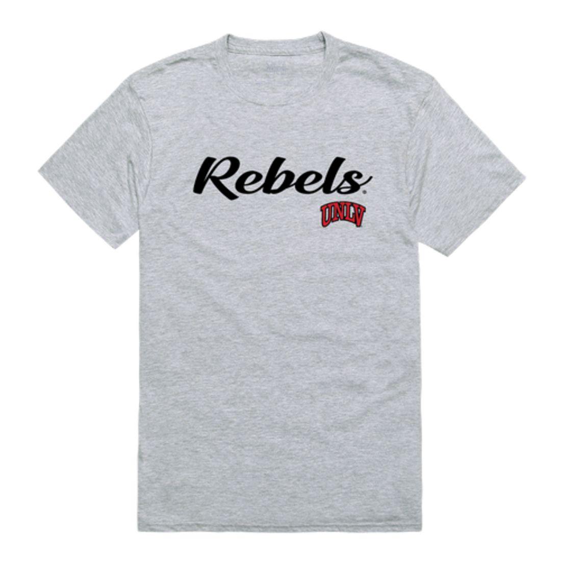 UNLV University of Nevada Las Vegas Rebels Script Tee T-Shirt-Campus-Wardrobe