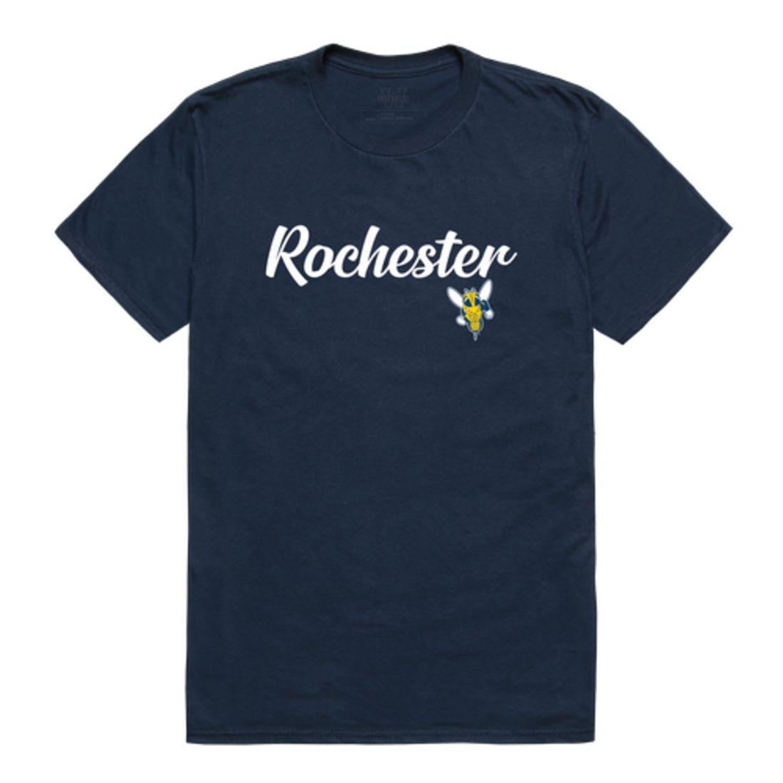 University of Rochester Yellowjackets Script Tee T-Shirt-Campus-Wardrobe