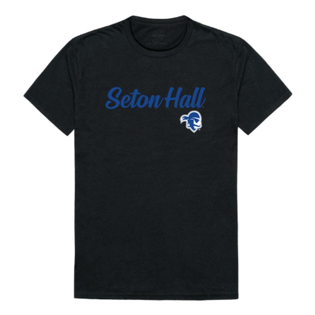 SHU Seton Hall University Pirates Script Tee T-Shirt-Campus-Wardrobe