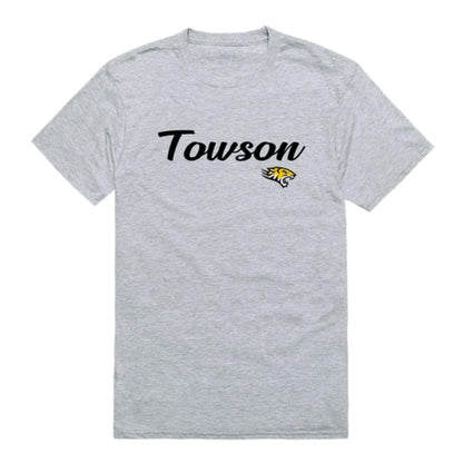 TU Towson University Tigers Script Tee T-Shirt-Campus-Wardrobe
