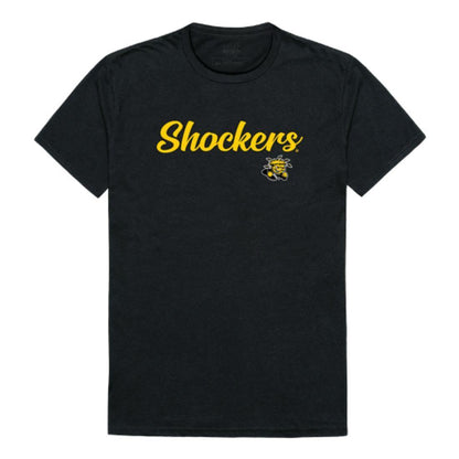 WSU Wichita State University Shockers Script Tee T-Shirt-Campus-Wardrobe
