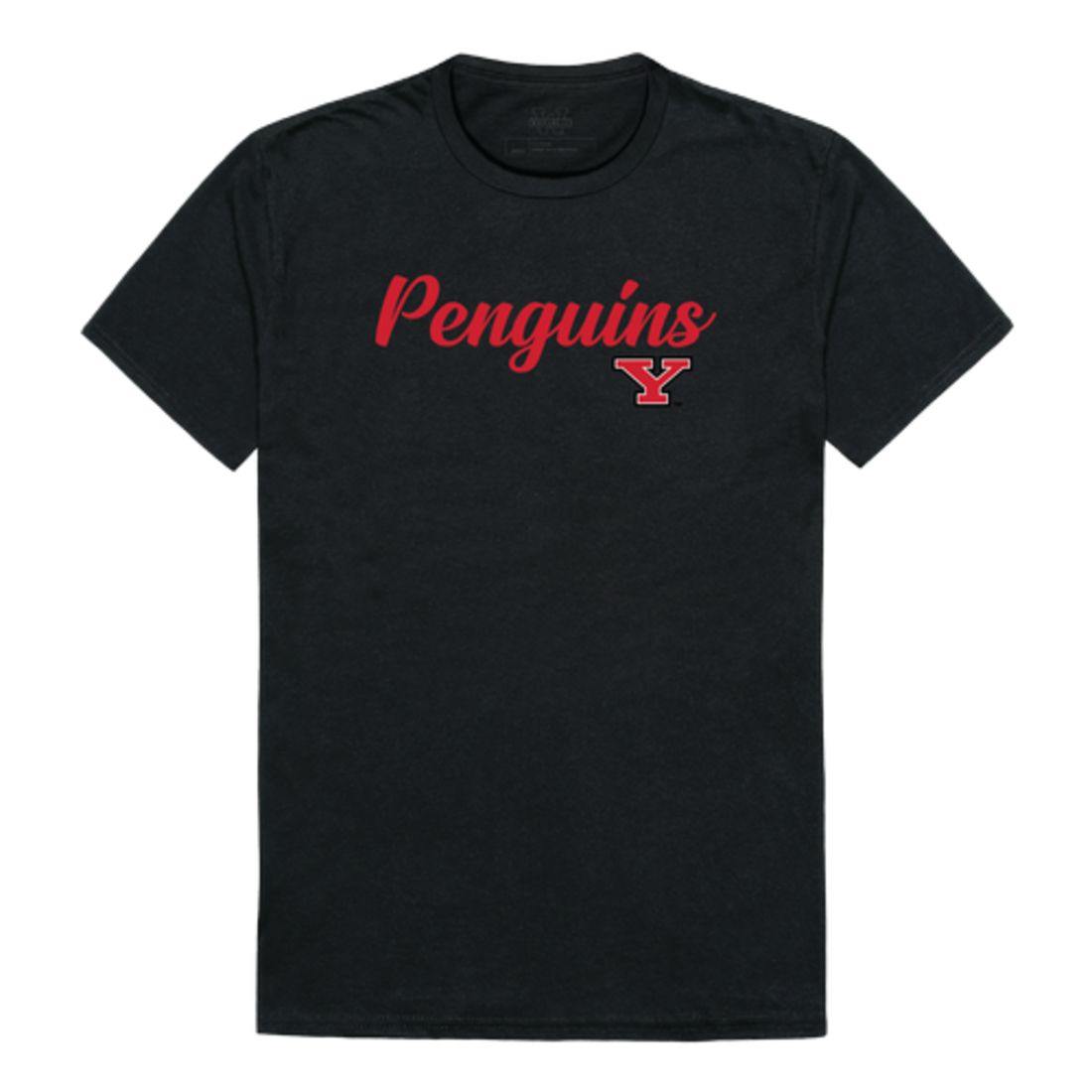 YSU Youngstown State University Penguins Script Tee T-Shirt-Campus-Wardrobe