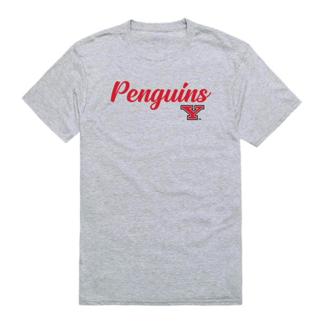 YSU Youngstown State University Penguins Script Tee T-Shirt-Campus-Wardrobe