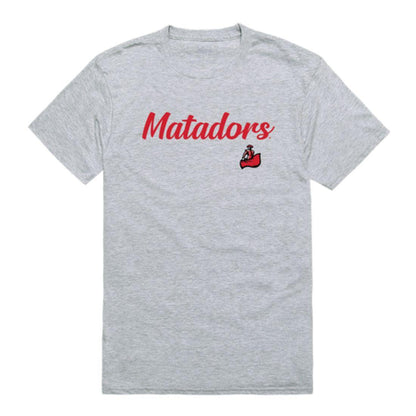 CSUN California State University Northridge Matadors Script Tee T-Shirt-Campus-Wardrobe