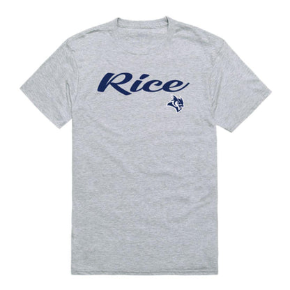 Rice University Owls Script Tee T-Shirt-Campus-Wardrobe