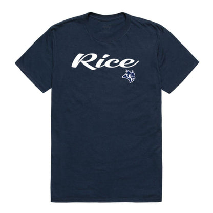 Rice University Owls Script Tee T-Shirt-Campus-Wardrobe