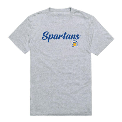 SJSU San Jose State University Spartans Script Tee T-Shirt-Campus-Wardrobe