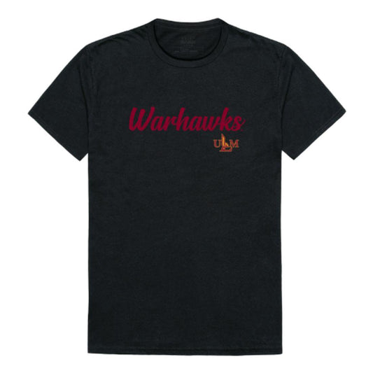 ULM University of Louisiana Monroe Warhawks Script Tee T-Shirt-Campus-Wardrobe