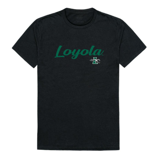 Loyola University Marylandhounds Script Tee T-Shirt-Campus-Wardrobe