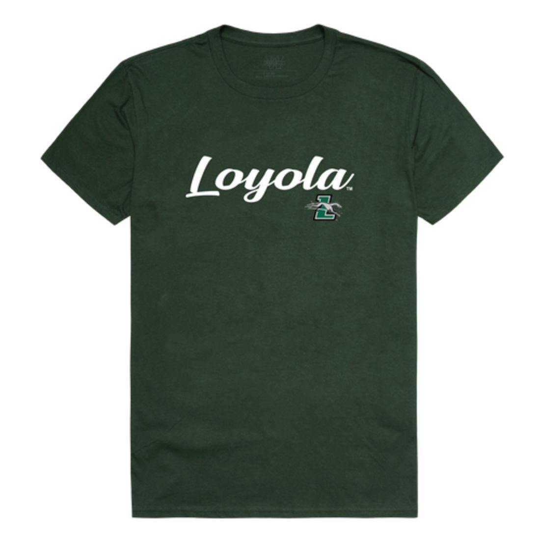 Loyola University Marylandhounds Script Tee T-Shirt-Campus-Wardrobe