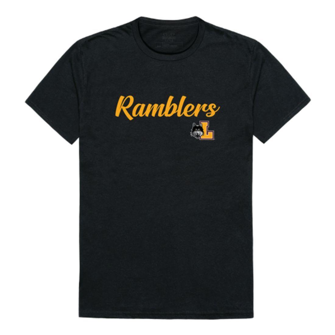 LUC Loyola University Chicago Ramblers Script Tee T-Shirt-Campus-Wardrobe