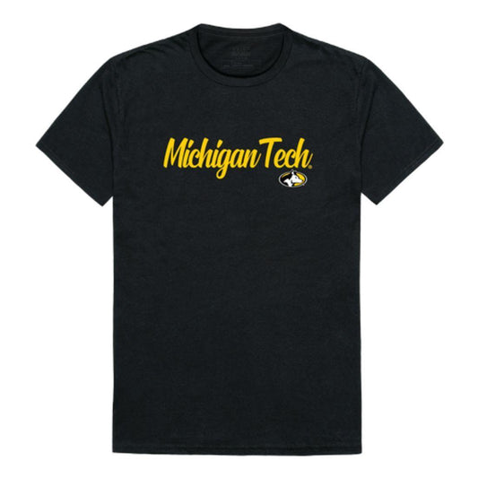 Michigan Technological University Huskies Script Tee T-Shirt-Campus-Wardrobe