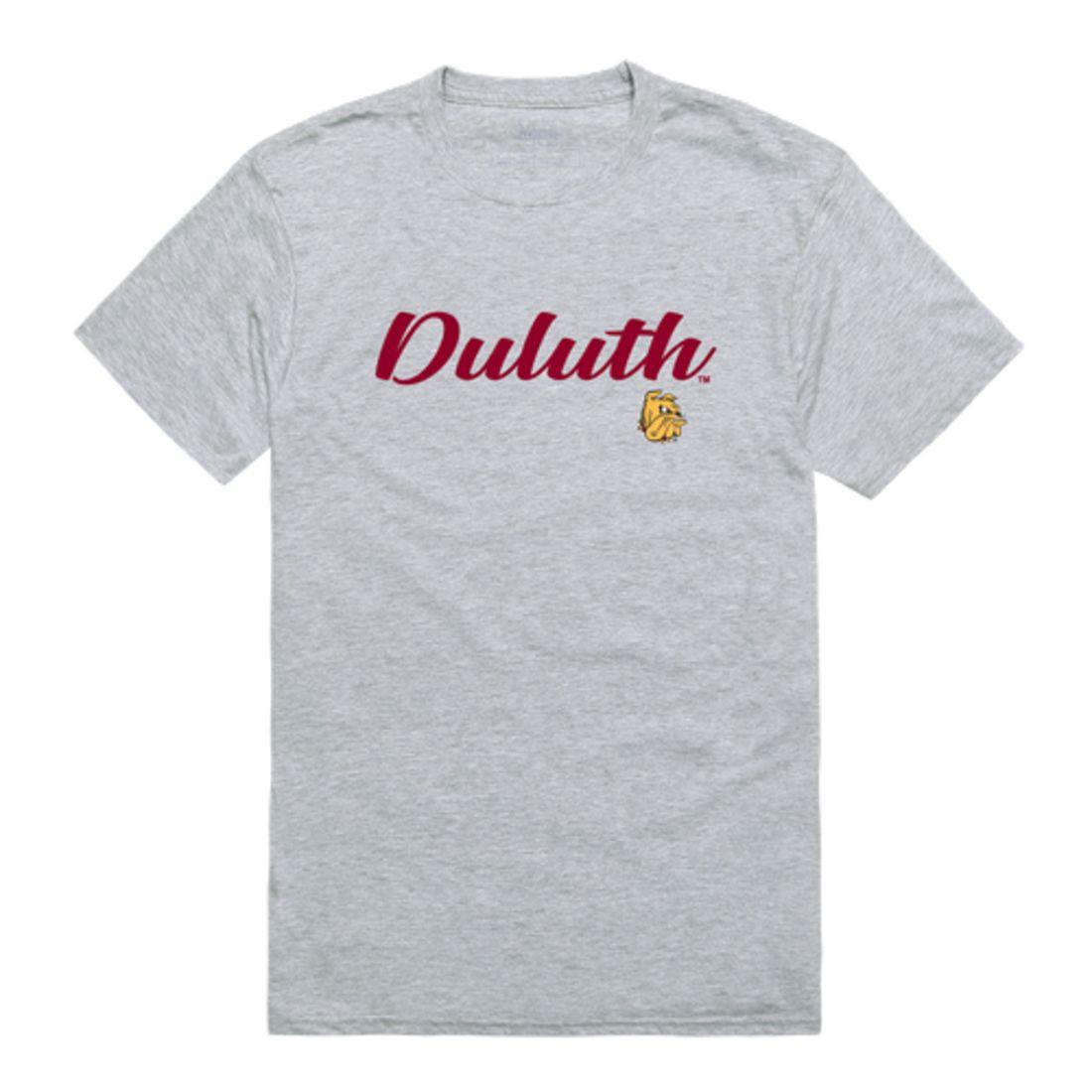 UMD University of Minnesota Duluth Bulldogs Script Tee T-Shirt-Campus-Wardrobe