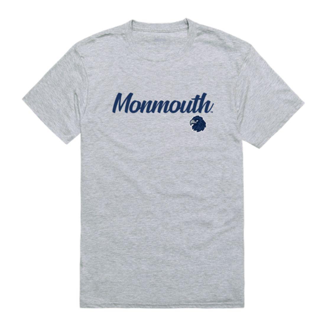 Monmouth University Hawks Script Tee T-Shirt-Campus-Wardrobe