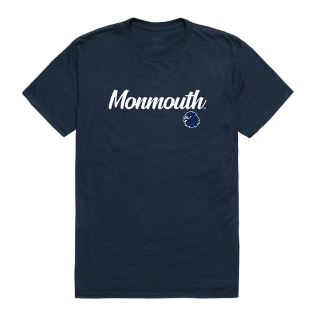 Monmouth University Hawks Script Tee T-Shirt-Campus-Wardrobe