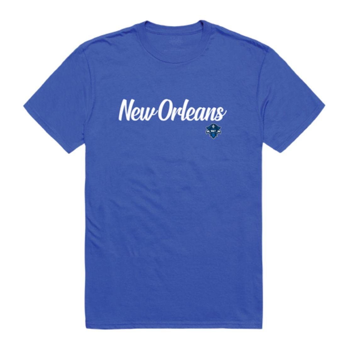 UNO University of New Orleans Privateers Script Tee T-Shirt-Campus-Wardrobe
