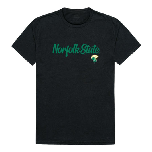 NSU Norfolk State University Spartans Script Tee T-Shirt-Campus-Wardrobe
