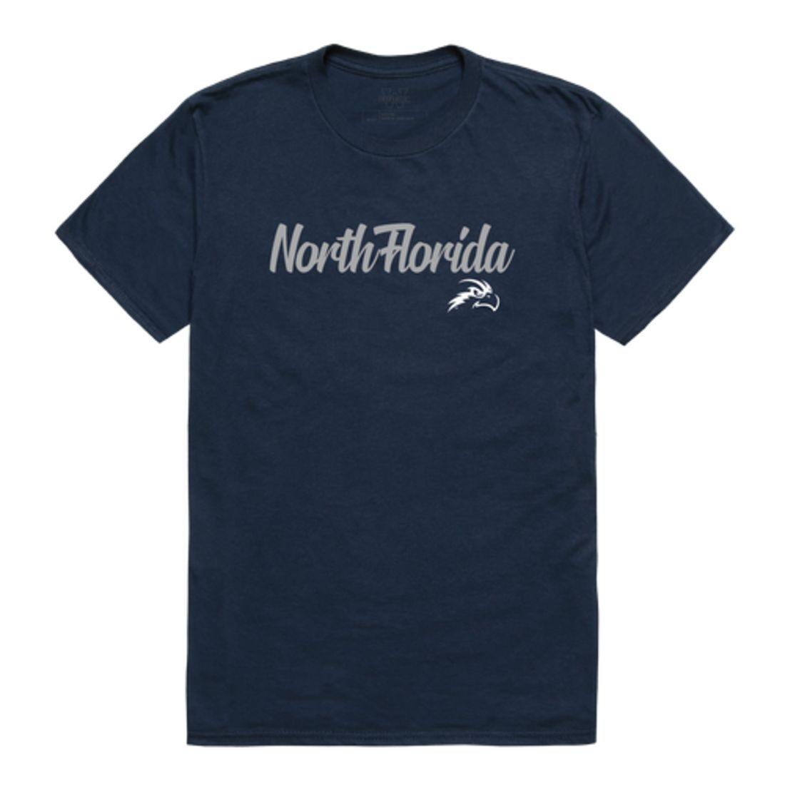 UNF University of North Florida Osprey Script Tee T-Shirt-Campus-Wardrobe