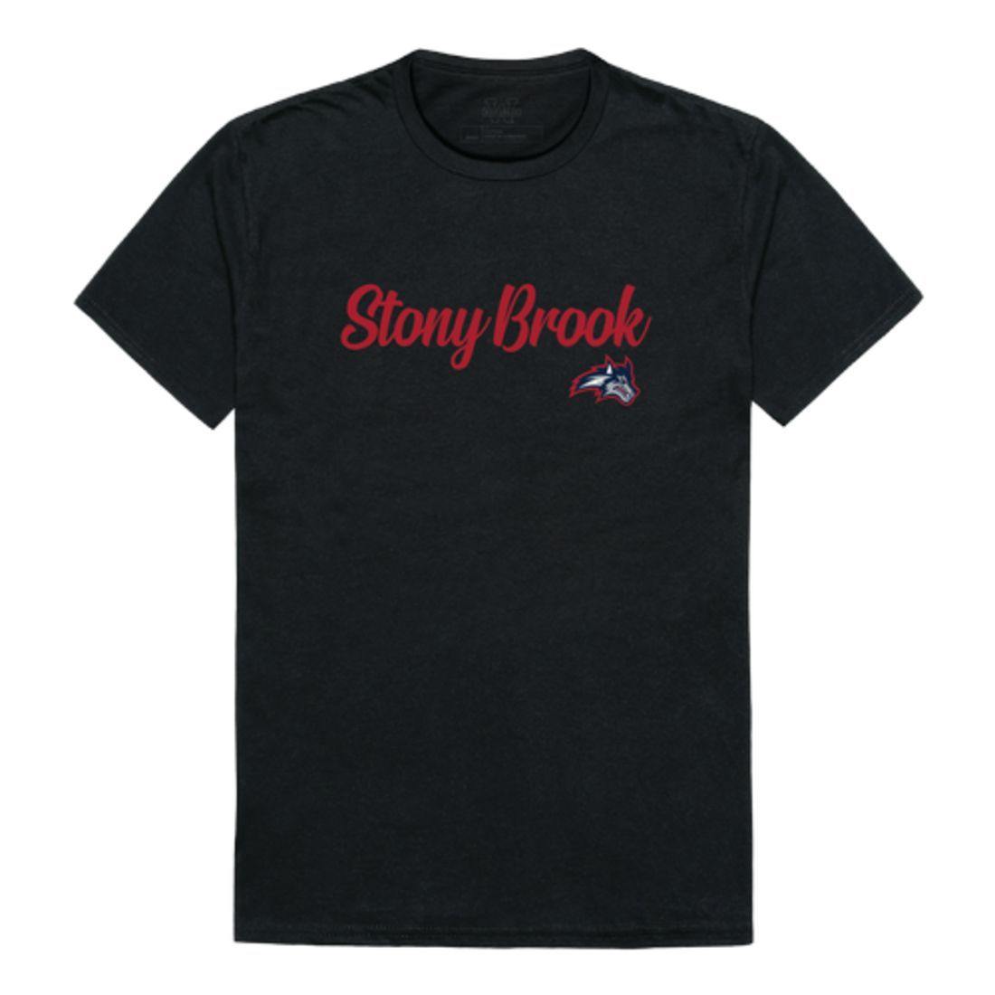 Stony Brook University Seawolves Script Tee T-Shirt-Campus-Wardrobe