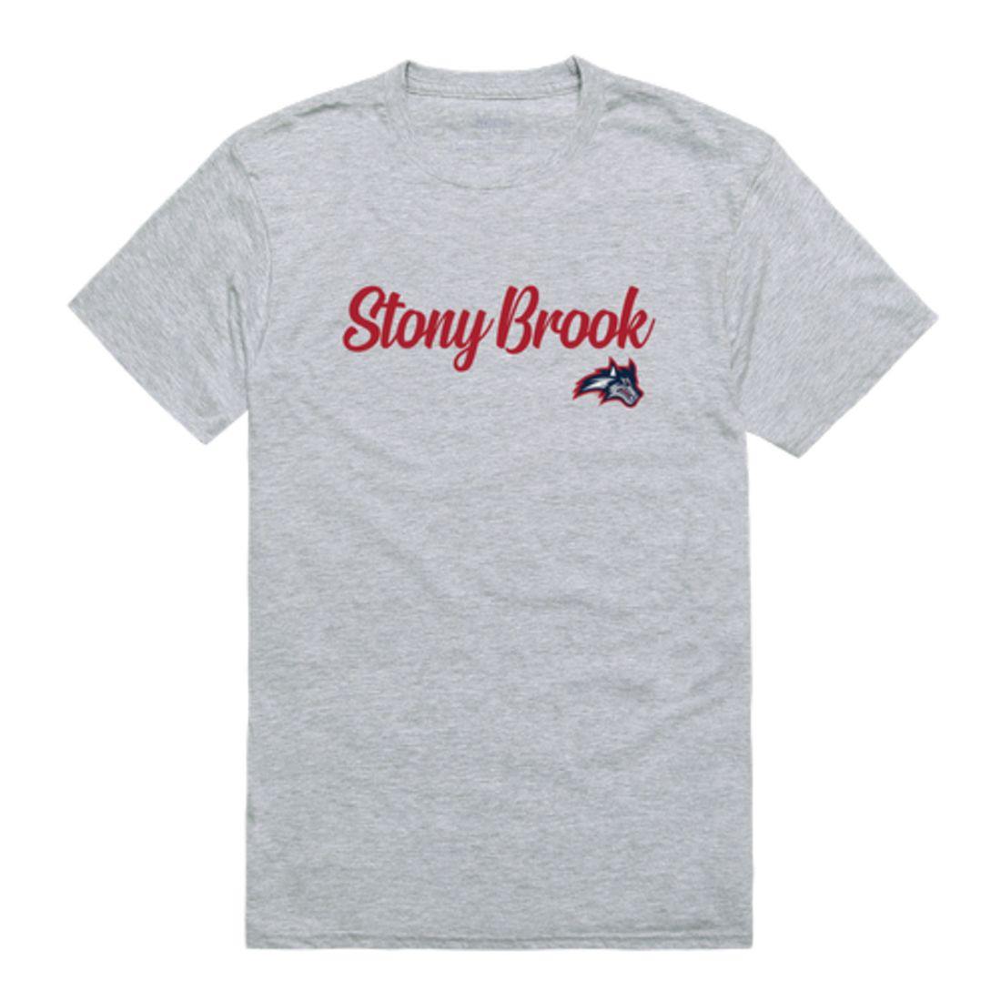 Stony Brook University Seawolves Script Tee T-Shirt-Campus-Wardrobe