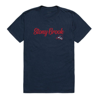 Stony Brook University Seawolves Script Tee T-Shirt-Campus-Wardrobe