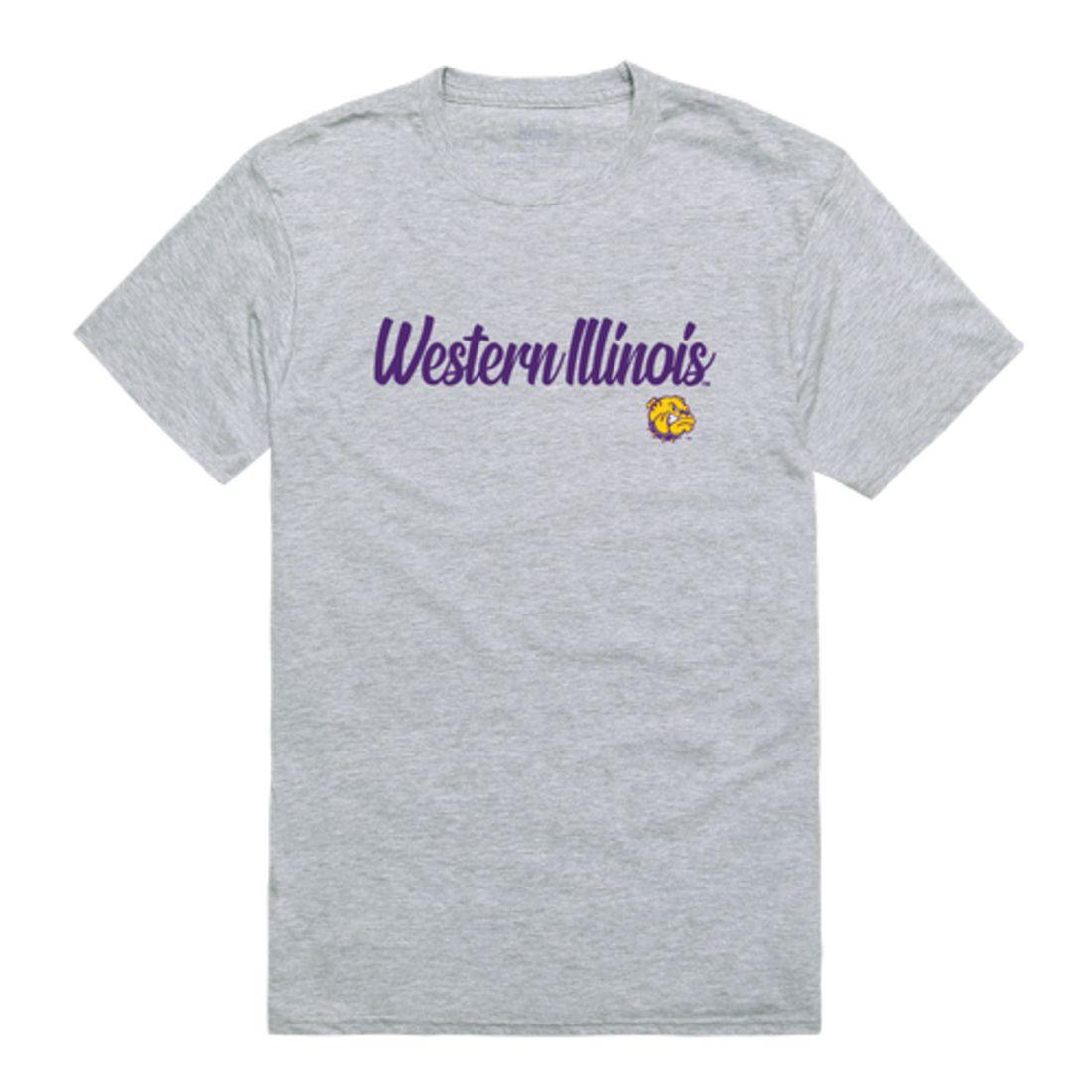 WIU Western Illinois University Leathernecks Script Tee T-Shirt-Campus-Wardrobe